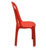Shahenshah Plastic Table and Chair Set in Red Colour with 4 Chairs