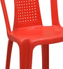 Shahenshah Plastic Table and Chair Set in Red Colour with 4 Chairs