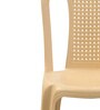 Shahenshah Table and Chair Set in Marble Beige with 4 Chairs