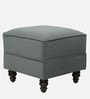 Shaleno Fabric Seating Stool In Steel Grey Color