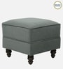 Shaleno Fabric Seating Stool In Steel Grey Color