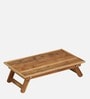Urach Solid Wood Portable Table in Natural Finish