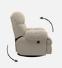 Shangri-La 1 Seater Recliner In Beige Color