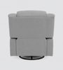 Shark Suede Fabric Rocking And Revolving Electric 1 Seater Recliner With USB Port In Grey Colour