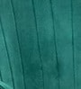 Sheeny Ribbed Velvet Guest Chairs In Green  Colour