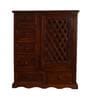 Sheesham & Mango Wood Kitchen Cabinet In Brown