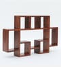 Sheesham Wood Honey Wall Shelf