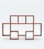 Sheesham Wood Honey Wall Shelf
