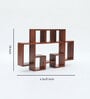 Sheesham Wood Honey Wall Shelf