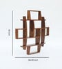 Sheesham Wood Honey Wall Shelf