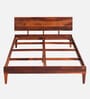 Sheesham Wood King Size Bed in Honey Brown Finish