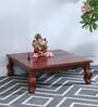 Sheesham Wood Pooja Chowkie In Brown