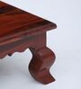 Sheesham Wood Pooja Chowkie In Brown
