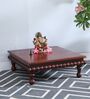 Sheesham Wood Pooja Chowkie In Brown