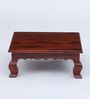 Sheesham Wood Pooja Chowkie In Brown