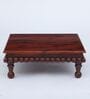 Sheesham Wood Pooja Chowkie In Brown