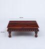 Sheesham Wood Pooja Chowkie In Brown
