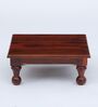 Sheesham Wood Pooja Chowkie In Brown