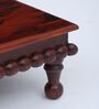 Sheesham Wood Pooja Chowkie In Brown