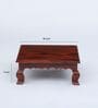 Sheesham Wood Pooja Chowkie In Brown