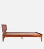 Sheesham Wood Queen Size Bed in Honey Brown Finish