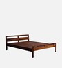 Sheesham Wood Queen Size Bed in Provencial Teak Finish