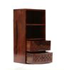 Sheesham Wood Wall Shelf In Teak