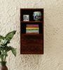Sheesham Wood Wall Shelf In Teak