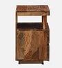 Sheffield Sheesham Wood Bedside Table In Scratch Resistant Rustic Teak Finish With Drawers
