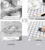 Kitchen Shelf Liner Plastic White Window Pattern