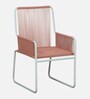 Shenzi Metal Cafe Outdoor Chair In White Colour