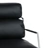 Shephard Leather Lounge Chair in Black Colour