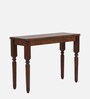 Sheraton Teak Wood Console Table In Provincial Teak Finish