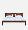 Sheraton Imported Latin Teak Wood King Size Bed in Provincial teak Finish