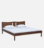 Sheraton Imported Latin Teak Wood King Size Bed in Provincial teak Finish