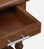 Sheraton Imported Latin Teak Wood Nightstand in Provincial teak Finish