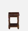 Sheraton Imported Latin Teak Wood Nightstand in Provincial teak Finish