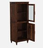 Sheraton Sheesham Wood Book Case In Scratch Resistant Provincial Teak Finish