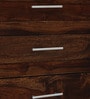 Sheraton Sheesham Wood Chest Of Drawers In Scratch Resistant Provincial Teak Finish
