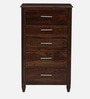 Sheraton Sheesham Wood Chest Of Drawers In Scratch Resistant Provincial Teak Finish