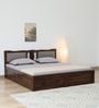 Sheraton Sheesham Wood King Size Bed In Provincial Teak Finish With Box Storage