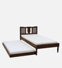 Sheraton Sheesham Wood Single Bed In Provincial Teak Finish With Trundle