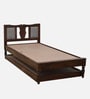 Sheraton Sheesham Wood Single Bed In Provincial Teak Finish With Trundle