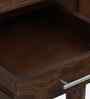 Sheraton Sheesham Wood Writing Table In Scratch Resistant Provincial Teak Finish  With Drawers