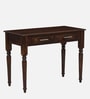 Sheraton Sheesham Wood Writing Table In Scratch Resistant Provincial Teak Finish  With Drawers