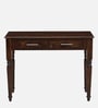 Sheraton Sheesham Wood Writing Table In Scratch Resistant Provincial Teak Finish  With Drawers