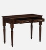 Sheraton Sheesham Wood Writing Table In Scratch Resistant Provincial Teak Finish  With Drawers