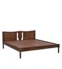 Sheraton Imported Latin Teak Wood King Size Bed in Provincial teak Finish