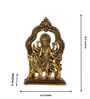 Sherawali Maa Gold Aluminium Religious Idols