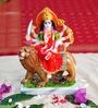 Sherawali Mata Handpainted Idol